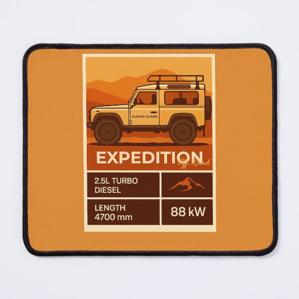 Item preview, Desert Dune Overland Vehicle Illustration in Retro Expedition Style designed and sold by KrintoryTees.
