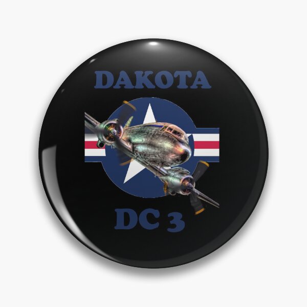 Item preview, Dakota DC-3 Vintage Military Aviation Tee designed and sold by Emberglowo.