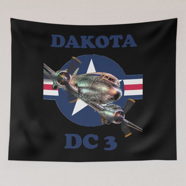 Item preview, Dakota DC-3 Vintage Military Aviation Tee designed and sold by Emberglowo.