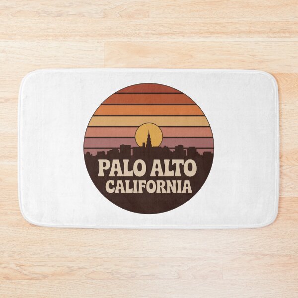 Item preview, Palo Alto California: Retro Skyline Sunset Emblem designed and sold by CircinusStore.