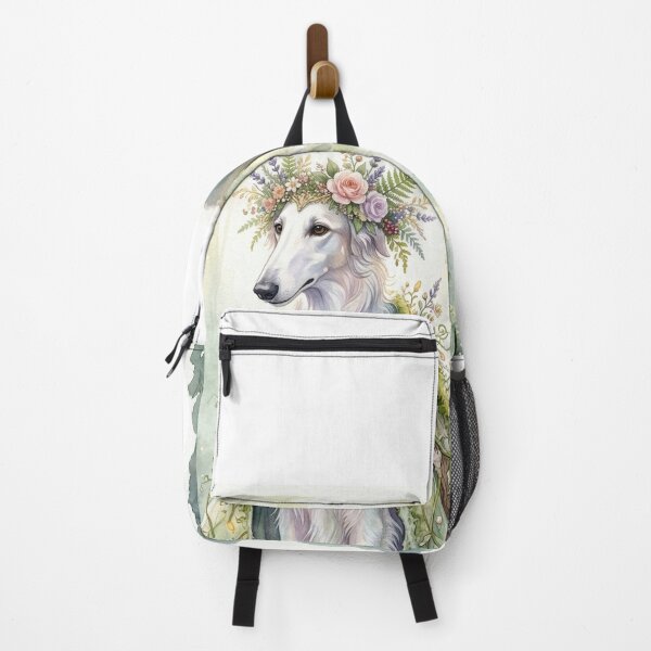 Item preview, Borzoi Fairy Queen – Ethereal Watercolor Woodland Monarch designed and sold by PawAndPalace.