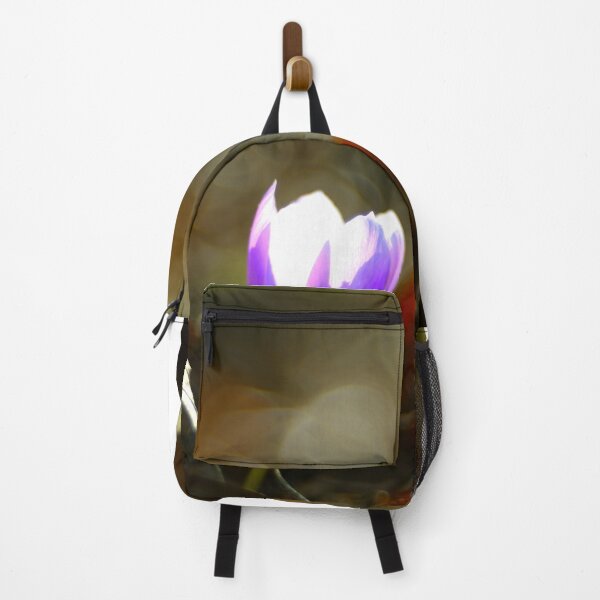 Item preview, Purple Crocus Flower Soft Light Bokeh Minimal Botanical Aesthetic Wall Art designed and sold by onubi.