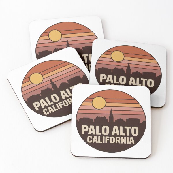 Item preview, Palo Alto California: Skyline Sunset Emblem designed and sold by CircinusStore.