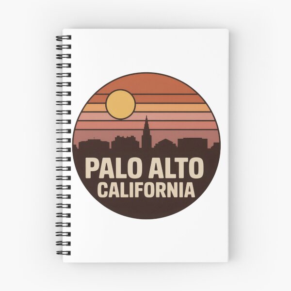 Item preview, Palo Alto California: Skyline Sunset Emblem designed and sold by CircinusStore.