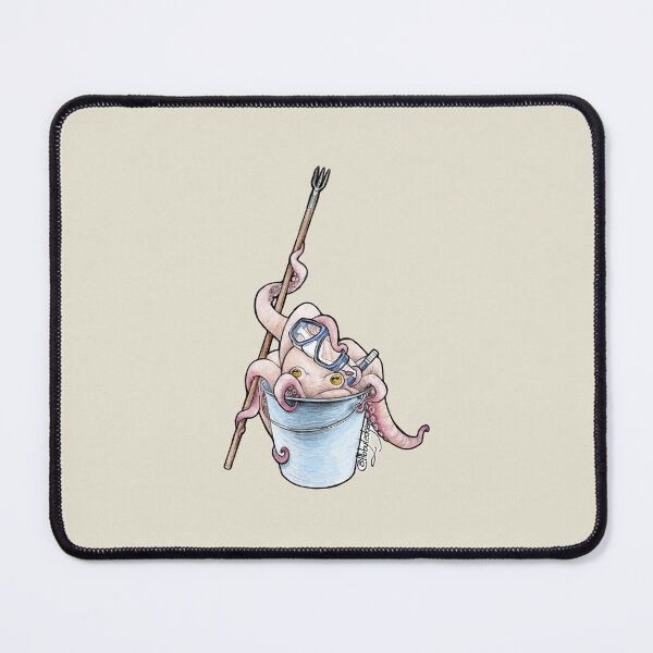 Item preview, Diving escape artist octopus designed and sold by AbbyLedGar.