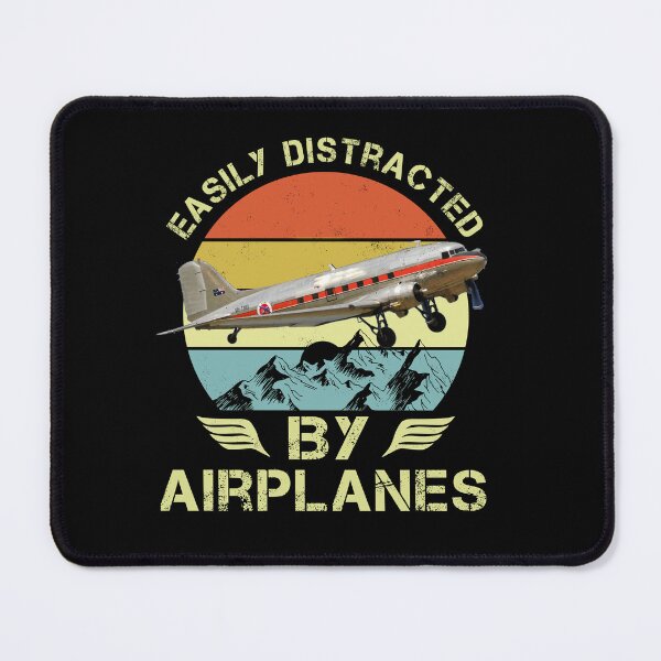 Item preview, Easily Distracted By Airplanes DC-3 Tee designed and sold by Emberglowo.
