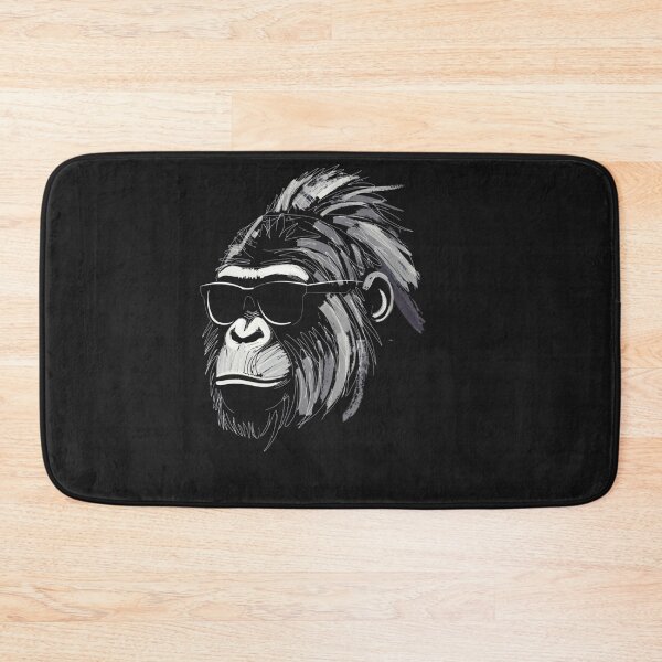 Item preview, Cool Gorilla Wearing Sunglasses Funny Animal Mem designed and sold by Clairenity Studio.