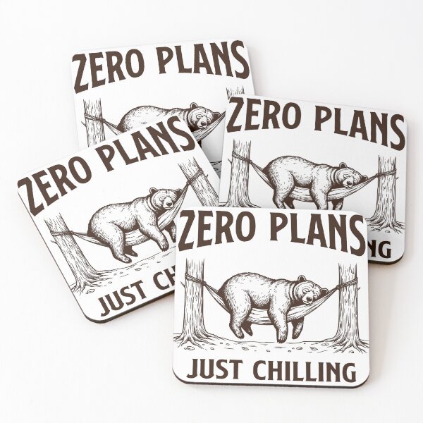 Item preview, Zero Plans Just Chilling Bear Shirt, Funny Lazy Bear Design, Relax Mood Animal Graphic Tee, Chill Lifestyle Aesthetic designed and sold by TeeVerse27.