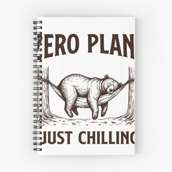 Item preview, Zero Plans Just Chilling Bear Shirt, Funny Lazy Bear Design, Relax Mood Animal Graphic Tee, Chill Lifestyle Aesthetic designed and sold by TeeVerse27.
