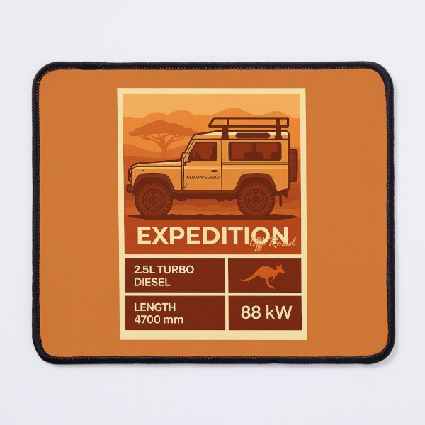 Item preview, Australian Outback Overland 4x4 Illustration designed and sold by KrintoryTees.
