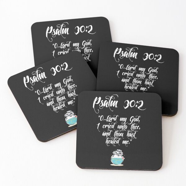 Item preview, Psalm 30:2 - Bible Verse about Healing (2) designed and sold by Obedience Exalted Merchandize.