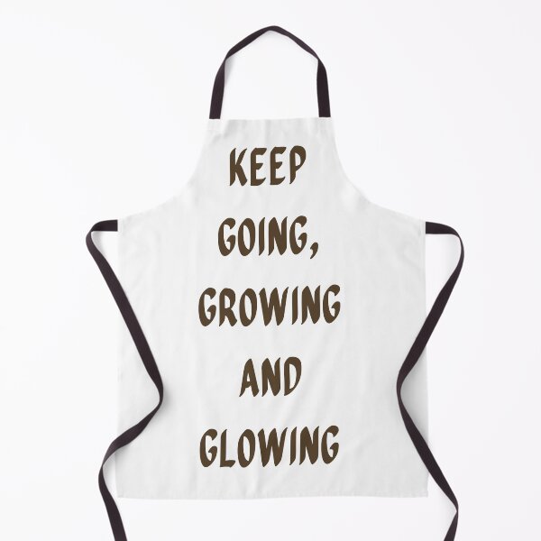 Item preview, Keep Going Growing Glowing Motivational Quote designed and sold by fleur-atelier.
