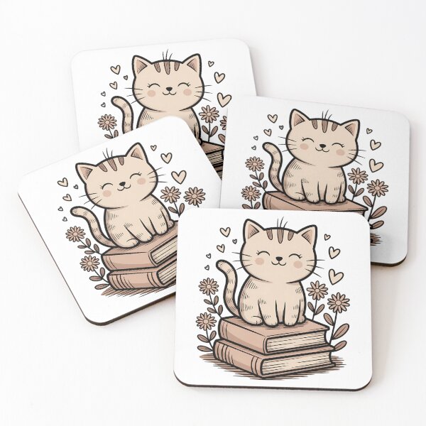 Item preview, Cats And Books Lover Cute Cat Lover designed and sold by FaithAbbott.