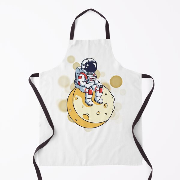 Item preview, Astronaut Sitting on the Moon - Cartoon Illustration designed and sold by iamKRUK.