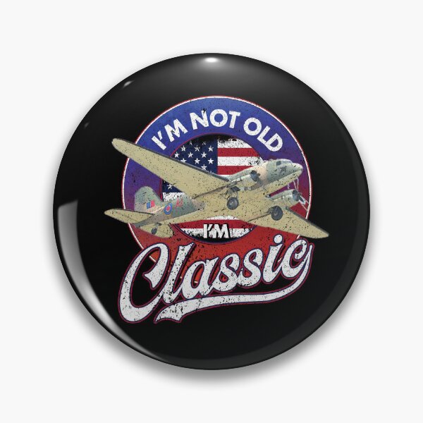 Item preview, I’m Not Old I’m Classic DC-3 Aviation Tee designed and sold by Emberglowo.