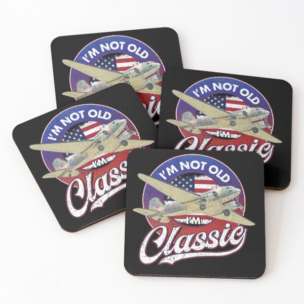 Item preview, I’m Not Old I’m Classic DC-3 Aviation Tee designed and sold by Emberglowo.