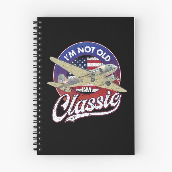Item preview, I’m Not Old I’m Classic DC-3 Aviation Tee designed and sold by Emberglowo.