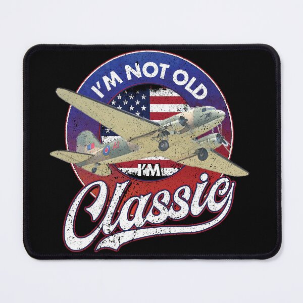 Item preview, I’m Not Old I’m Classic DC-3 Aviation Tee designed and sold by Emberglowo.