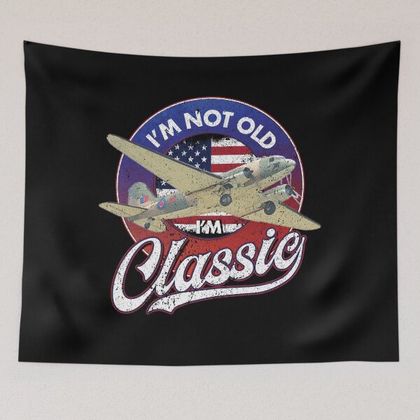 Item preview, I’m Not Old I’m Classic DC-3 Aviation Tee designed and sold by Emberglowo.