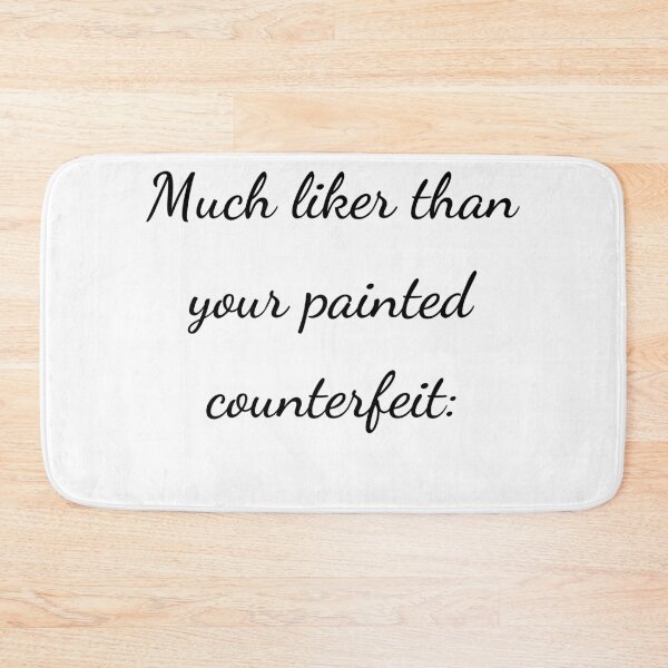 Item preview, "Much liker than your painted counterfeit:" - handwriting black designed and sold by ariksworld.