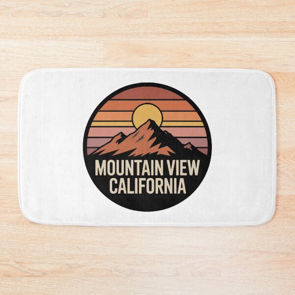 Item preview, Mountain View California: Retro Sunset Mountain Emblem designed and sold by CircinusStore.