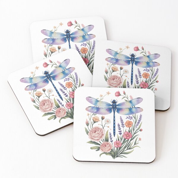 Item preview, Beautiful Dragonfly Watercolor Art Insect Lover Earth Day designed and sold by FaithAbbott.