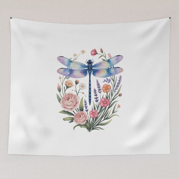 Item preview, Beautiful Dragonfly Watercolor Art Insect Lover Earth Day designed and sold by FaithAbbott.