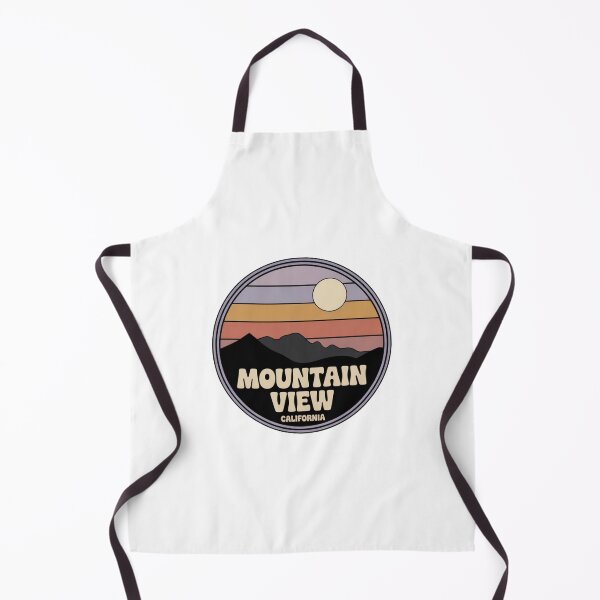 Item preview, Mountain View California: Retro Gradient Mountain Sunset Badge designed and sold by CircinusStore.
