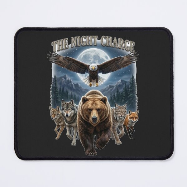 Item preview, The Night Charge - Wildlife Forest Guardians designed and sold by JVDesignsShop.