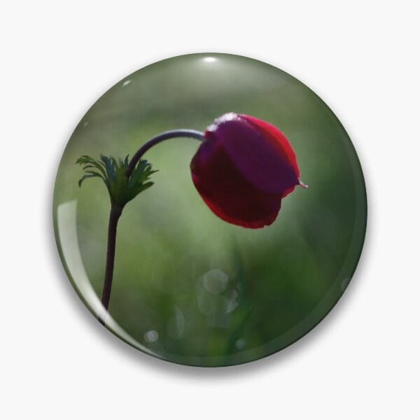 Item preview, Single Red Flower Minimal Nature Aesthetic Soft Light Botanical Wall Art designed and sold by onubi.