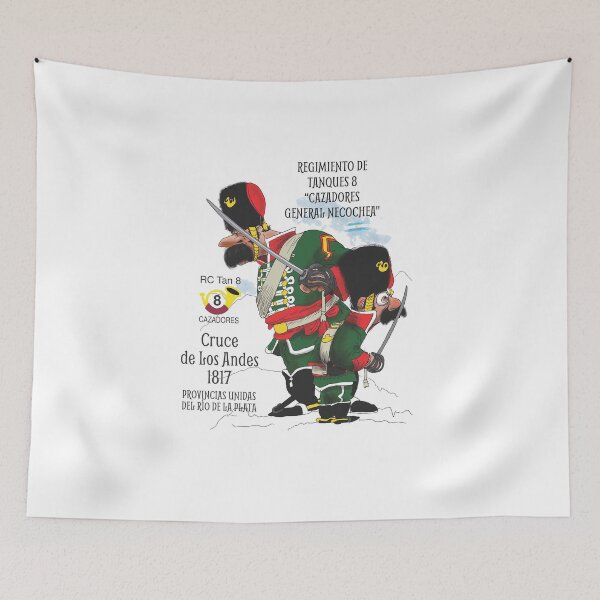Item preview, 8th Tank Cavalry Regiment "General Necochea Hunters" - Crossing of the Andes 1817 designed and sold by Caballería de Autor: Archivo e Historia.