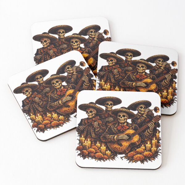 Item preview, Skeletal Mariachi Band — Day of the Dead Horror designed and sold by Rare Plus Apparel!.