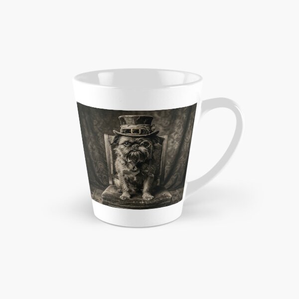 Item preview, Victorian Gentleman Brussels Griffon Antique Daguerreotype Portrait designed and sold by PawAndPalace.