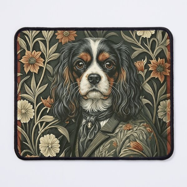 Item preview, Cavalier King Charles Spaniel Dapper Dog Portrait designed and sold by AntiqueImages.