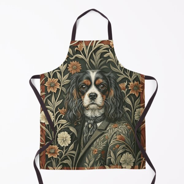 Item preview, Cavalier King Charles Spaniel Dapper Dog Portrait designed and sold by AntiqueImages.