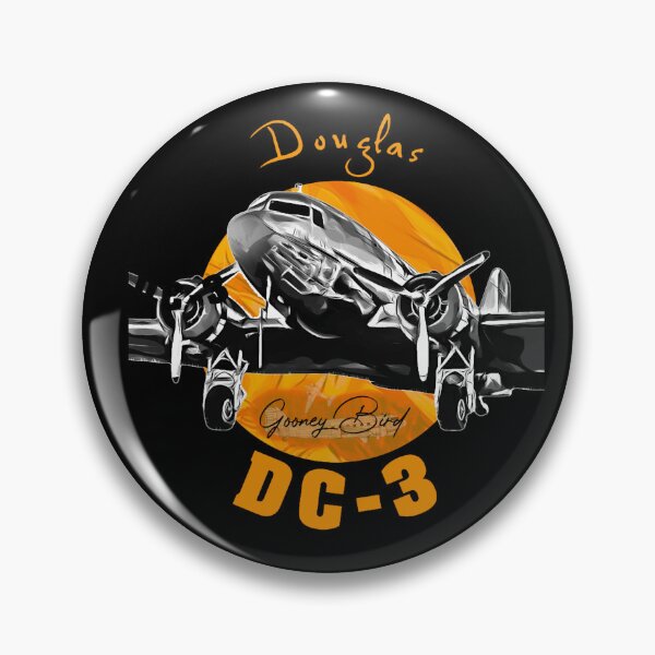 Item preview, Douglas DC-3 Gooney Bird Vintage Aviation Tee designed and sold by Emberglowo.