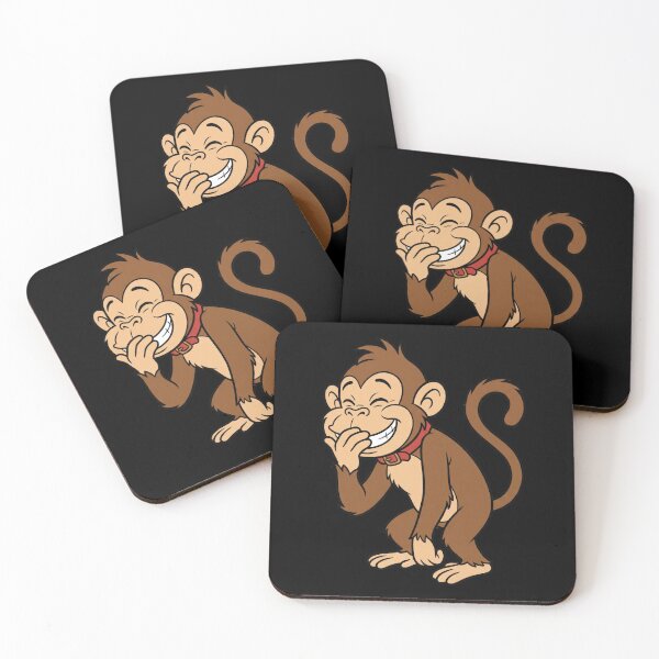 Item preview, Funny Laughing Monkey Cartoon - Cute Cheeky Chimp Design designed and sold by seven things shop.