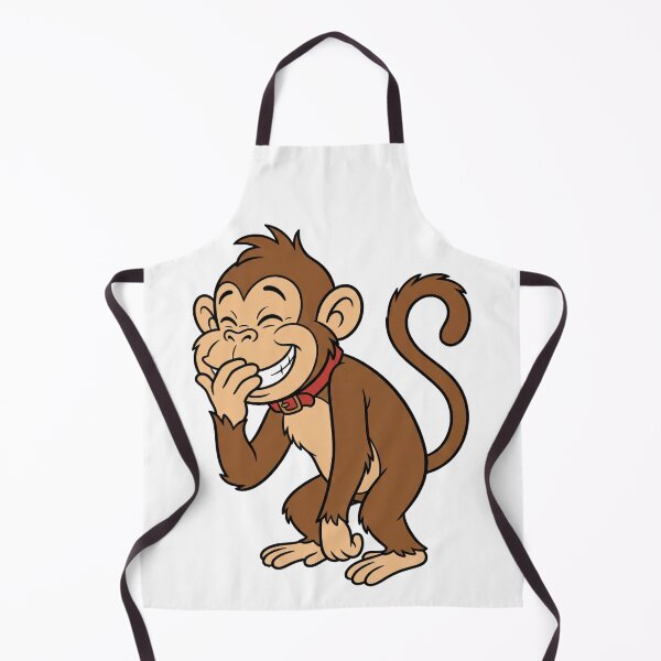 Item preview, Funny Laughing Monkey Cartoon - Cute Cheeky Chimp Design designed and sold by seven things shop.