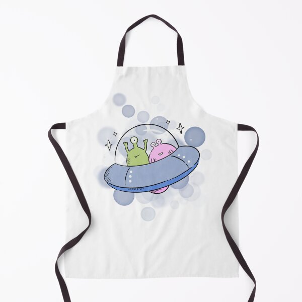 Item preview, Aliens in a Spaceship - Cartoon Illustration designed and sold by iamKRUK.