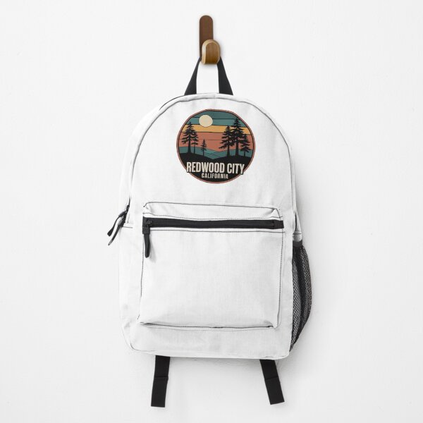 Item preview, Redwood City California: Retro Forest Sunset Emblem designed and sold by CircinusStore.