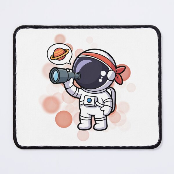 Item preview, Astronaut with Binoculars - Cartoon Illustration designed and sold by iamKRUK.
