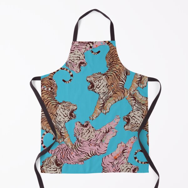 Item preview, Wildcats Tiger Pattern - Sky Blue, Pink and Beige designed and sold by cadinera.
