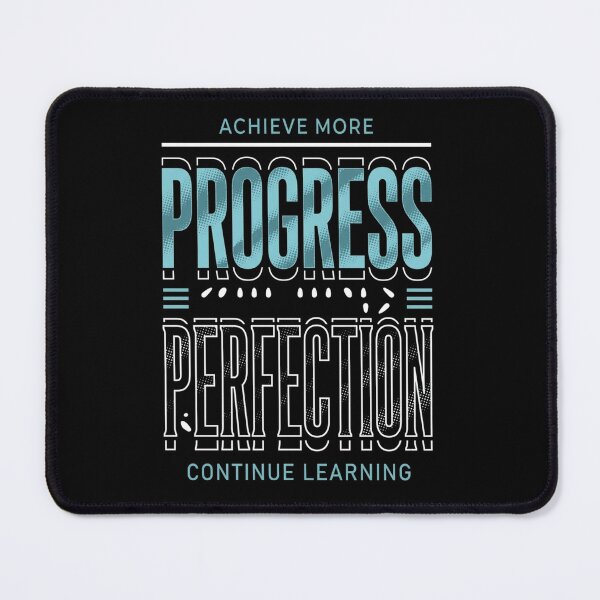 Item preview, Progress Over Perfection Minimalist Halftone Typography designed and sold by Artful Expression .