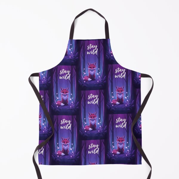 Item preview, Wild Forest Fox Magic Purple Night Aesthetic designed and sold by Itsheartshop.