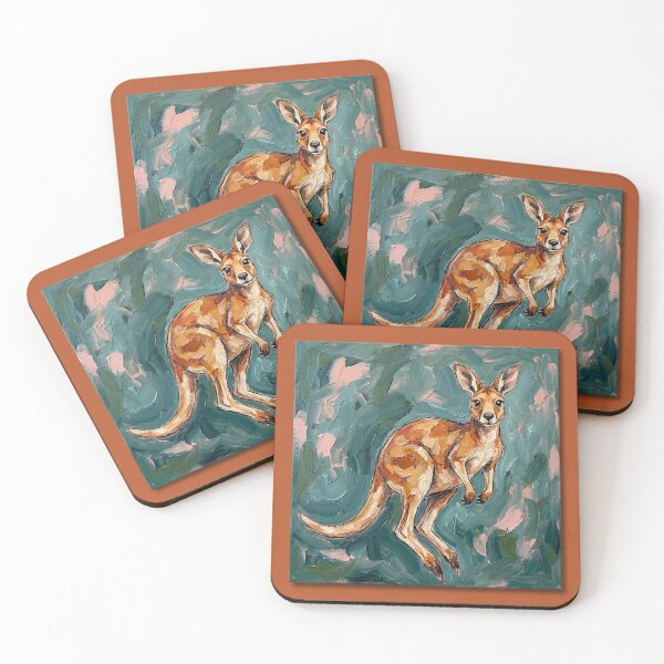 Item preview, Graceful Motion Kangaroo designed and sold by Ilona Abou-Zolof.
