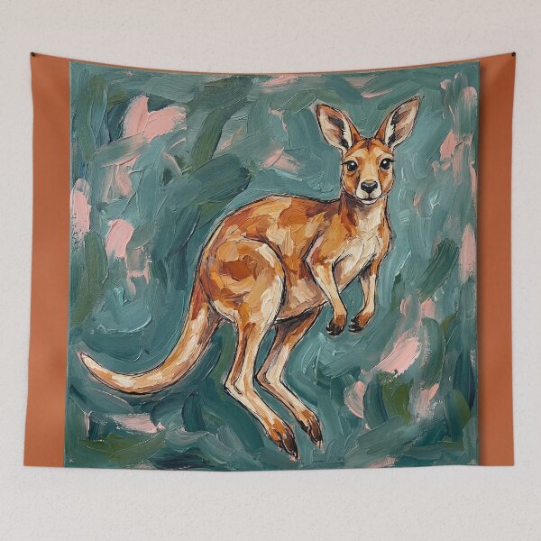 Item preview, Graceful Motion Kangaroo designed and sold by Ilona Abou-Zolof.