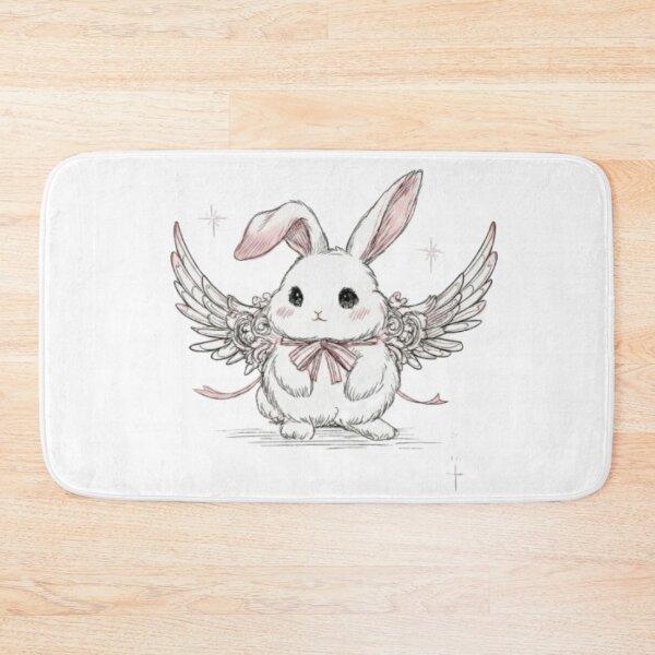 Item preview, Bunny Angel Victorian Fairy Tale Illustration designed and sold by EvelynKarina.