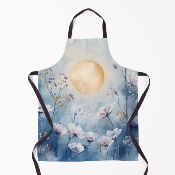Item preview, Blue flowers at night designed and sold by uunaa.