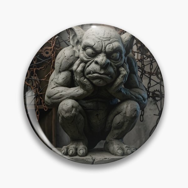 Item preview, The Brutalist Studio Gargoyle: Barbed Wings designed and sold by NUTMA Design.