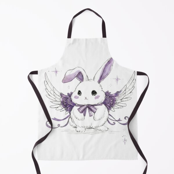 Item preview, Bunny Angel Lavender Victorian Fairy Tale Illustration designed and sold by EvelynKarina.